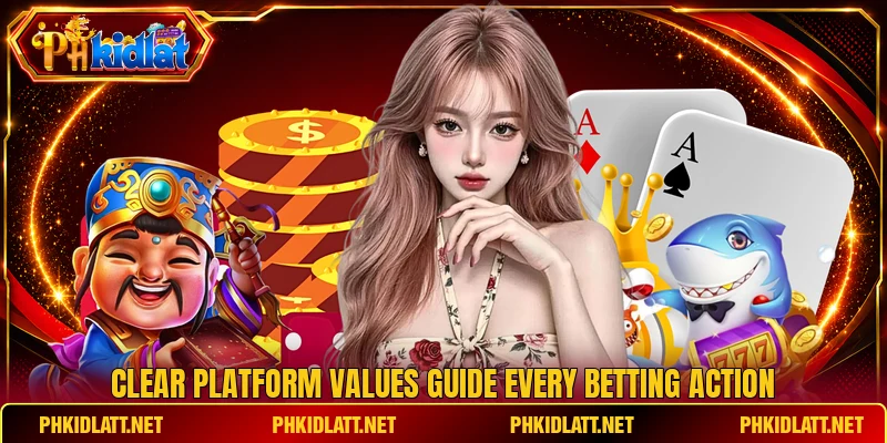 Clear platform values guide every betting action