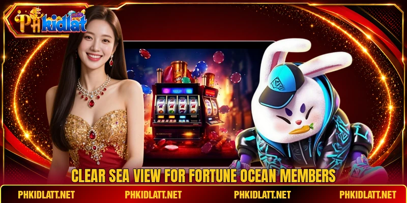 Clear sea view for Fortune Ocean members Clear sea view for Fortune Ocean members