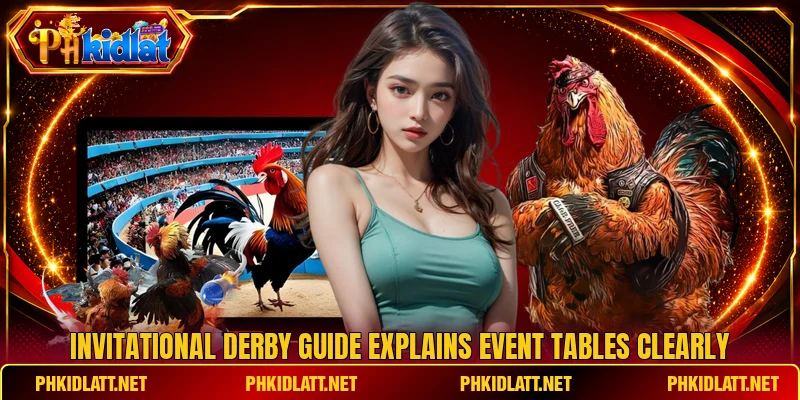 Invitational Derby guide explains event tables clearly Invitational Derby guide explains event tables clearly