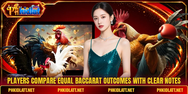 Players compare equal baccarat outcomes with clear notes Players compare equal baccarat outcomes with clear notes